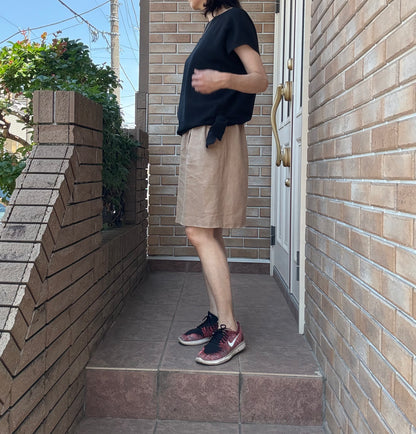 ショートフレアパンツ【PDFパターン】