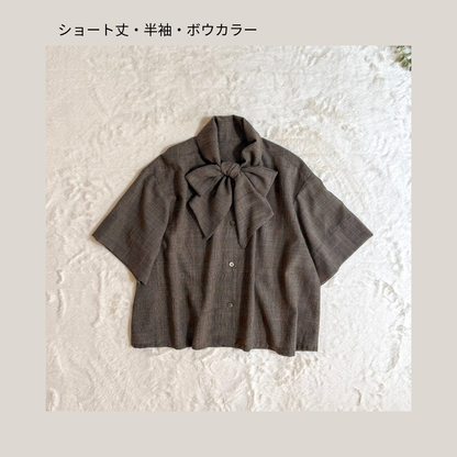 シャツドレス【紙パターン（縫製手順書付き）】