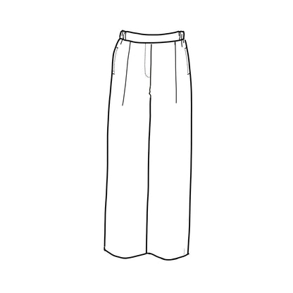 ワイドパンツ【紙パターン（縫製手順書付き）】