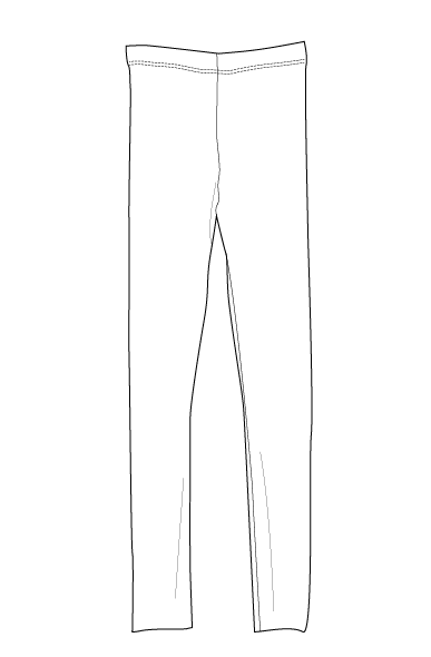 リラックスフィットレギンス【紙パターン（縫製手順書付き）】